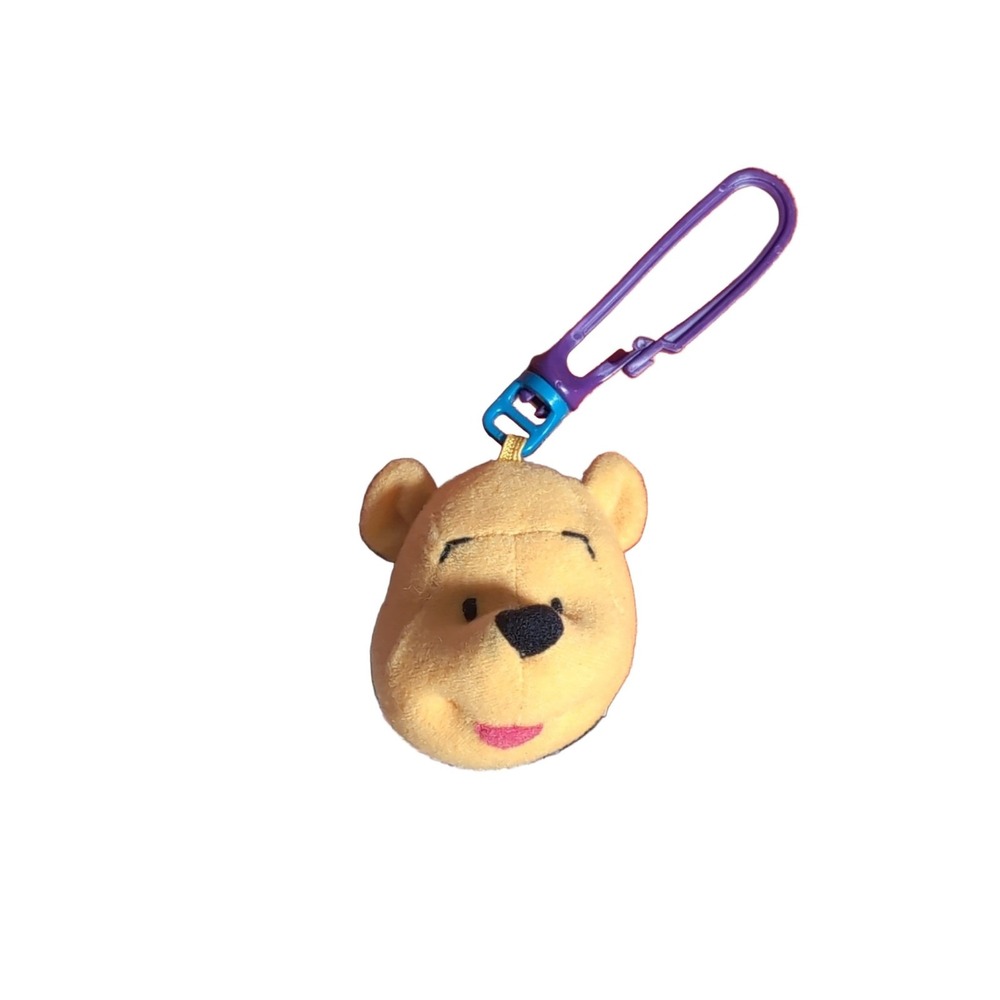 Disney Winnie the Pooh Keychain Plush Head Simon Marketing 1999 McDonald's